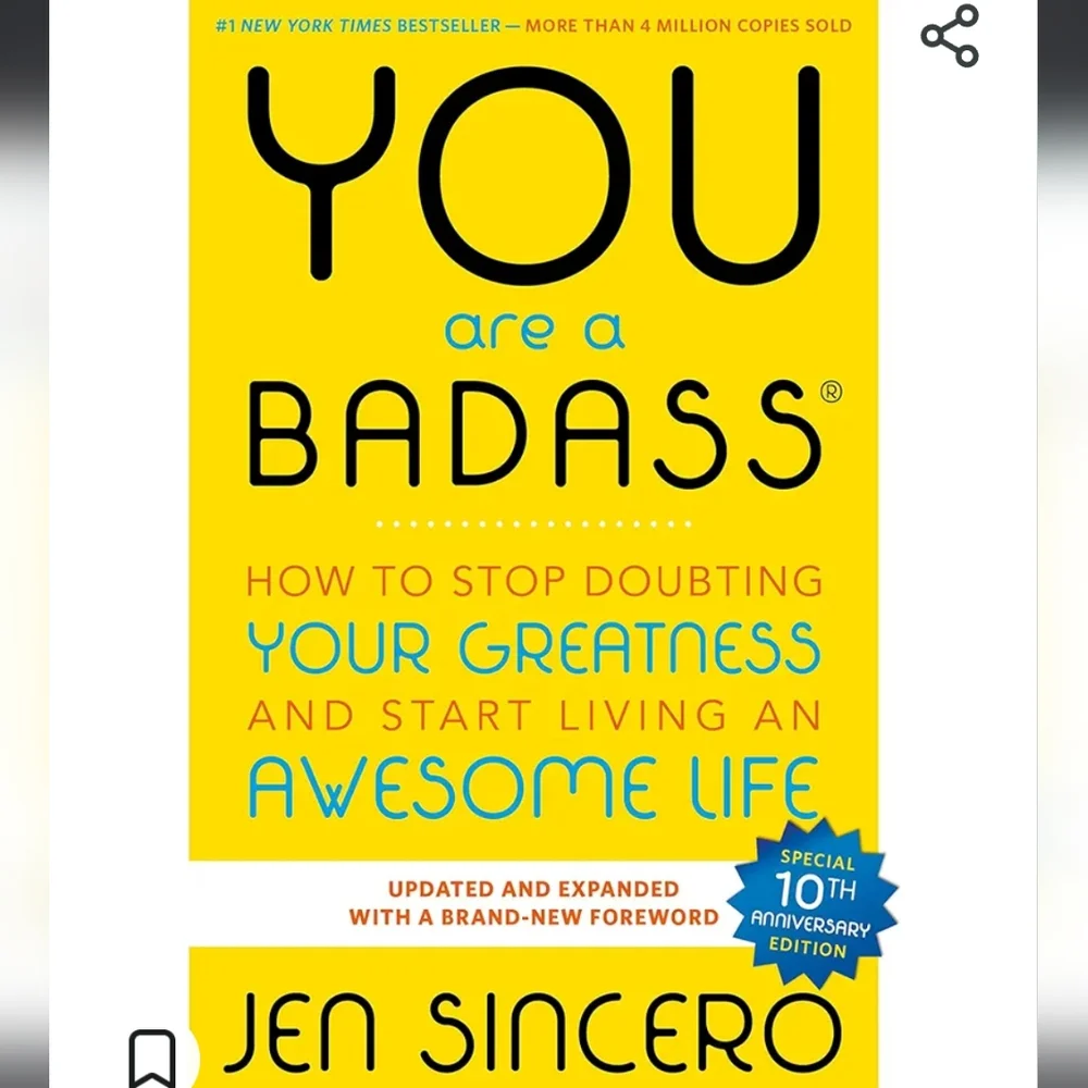 🚨 $5 w/Bundle 2+Items 🔥 Book You Are A Badass by Jen Cincero